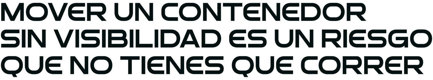 Mover un contenedor sin visibilidad es un riesgo que no tienes que correr